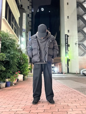「DANKE SCHON（ダンケシェーン）のアイテム（その他アウター）」を使った、エンジョウジさん（メンズ・168cm）の秋コーディネート