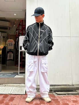 「WILLY CHAVARRIA（ウィリーチャバリア）のアイテム」を使った、エンジョウジさん（メンズ・168cm）の春コーディネート