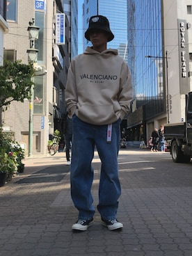 「L.H.P（エルエイチピー）のアイテム（トップス）」を使った、エンジョウジさん（メンズ・168cm）の冬コーディネート