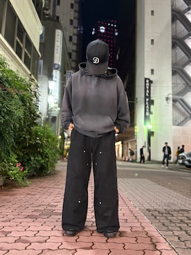 「WHITELAND（ホワイトランド）のアイテム（トップス）」を使った、エンジョウジさん（メンズ・168cm）の秋コーディネート