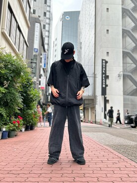 「WHITELAND BLACKBURN」｜「アイテム（その他アウター）」を使った、エンジョウジさん（メンズ・168cm）の春コーディネート
