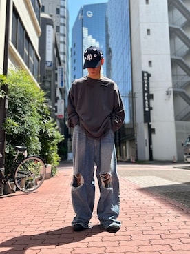エンジョウジさん(メンズ・168cm)の夏コーディネート