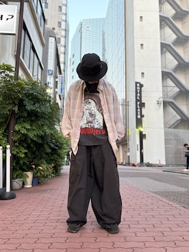 「DANKE SCHON（ダンケシェーン）のアイテム」を使った、エンジョウジさん（メンズ・168cm）の夏コーディネート