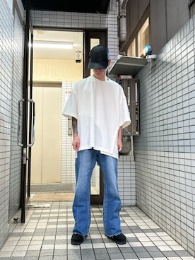 「CULLNI（クルニ）のアイテム」を使った、エンジョウジさん（メンズ・168cm）の春コーディネート