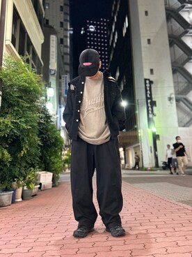 「Danke schon」｜「アイテム（チノパンツ）」を使った、エンジョウジさん（メンズ・168cm）の秋コーディネート