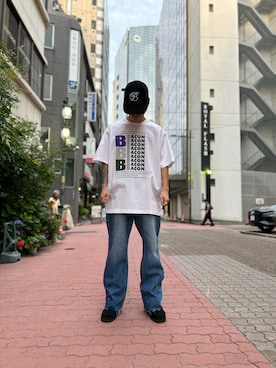 エンジョウジさん（メンズ・168cm）の夏コーディネート