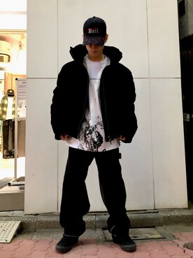 「L.H.P（エルエイチピー）のアイテム」を使った、エンジョウジさん（メンズ・168cm）の秋コーディネート