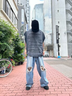 エンジョウジさん（メンズ・168cm）の夏コーディネート