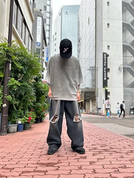エンジョウジさん（メンズ・168cm）の夏コーディネート