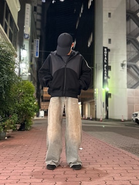 「ディーゼル」｜エンジョウジさん（メンズ・168cm）の冬コーディネート
