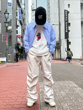 エンジョウジさん（メンズ・168cm）の春コーディネート