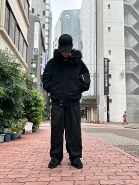 「DANKE SCHON（ダンケシェーン）のアイテム（その他アウター）」を使った、エンジョウジさん（メンズ・168cm）の秋コーディネート