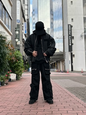「A4A（エーフォーエー）のアイテム」を使った、エンジョウジさん（メンズ・168cm）の冬コーディネート