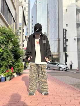 エンジョウジさん（メンズ・168cm）の春コーディネート