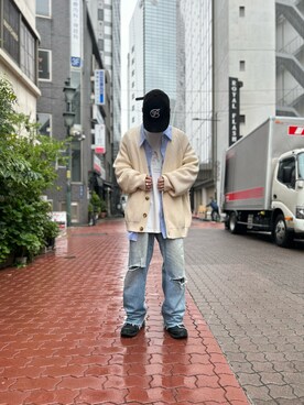 エンジョウジさん（メンズ・168cm）の春コーディネート