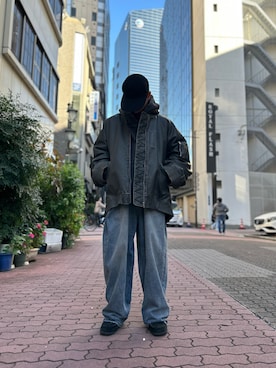 「WHITELAND BLACKBURN」｜エンジョウジさん（メンズ・168cm）の冬コーディネート