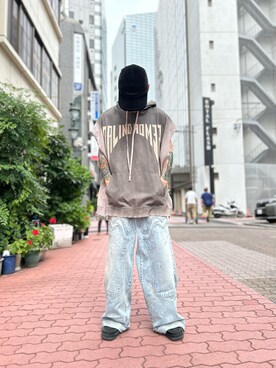 エンジョウジさん（メンズ・168cm）の夏コーディネート