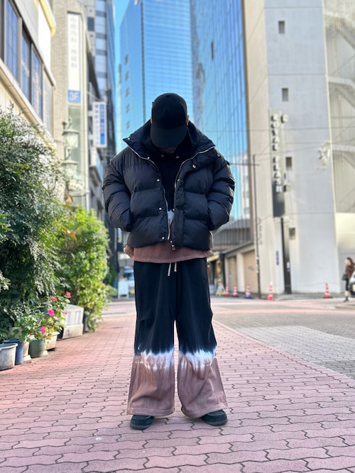 【DankeSchon】STEP DYE SWEAT HOODIE ブラック 要在庫確認 DankeSchon/ダンケシェーン/STEP DYE SWEAT HOODIE | L.H.P