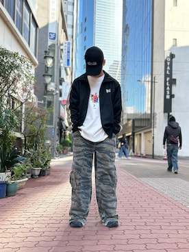 「A4A」｜「アイテム（ジャケット/アウター）」を使った、エンジョウジさん（メンズ・168cm）の春コーディネート