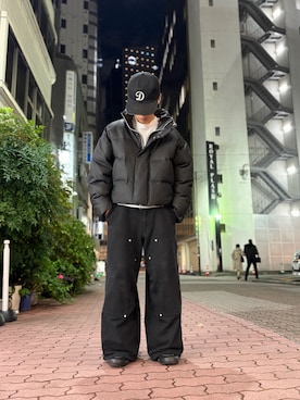 「DANKE SCHON（ダンケシェーン）のアイテム（ブルゾン）」を使った、エンジョウジさん（メンズ・168cm）の秋コーディネート