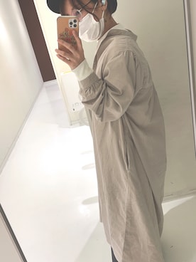 「ニコアンド」｜「アイテム（ワンピース）」を使った、aiiiiikaさん（レディース・158cm）の冬コーディネート
