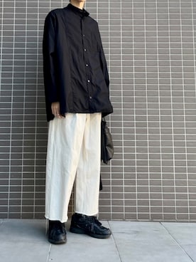 「saby（サバイ）のアイテム」を使った、0kinaさん（メンズ・183cm）の秋コーディネート