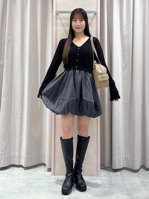 18さま専用 スクエアストレッチロングブーツ 138307（ブーツ）｜Heather