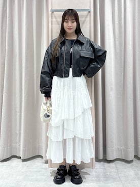 「アイテム（ドレスシューズ）」を使った、sakikaさん（レディース・163cm・20代）の秋コーディネート