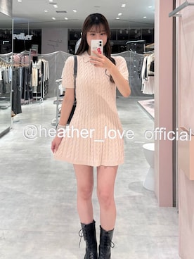 「Heather（ヘザー）のアイテム（バッグ）」を使った、sakikaさん（レディース・163cm）の春コーディネート