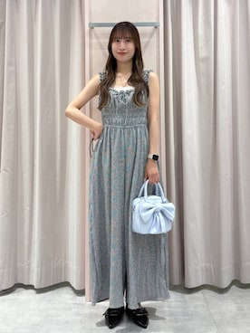 「Heather（ヘザー）のアイテム（バッグ）」を使った、sakikaさん（レディース・163cm）の夏コーディネート