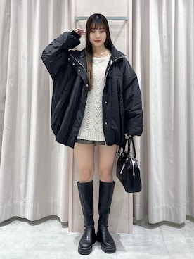 「アイテム（チャーム）」を使った、sakikaさん（レディース・163cm）の秋コーディネート