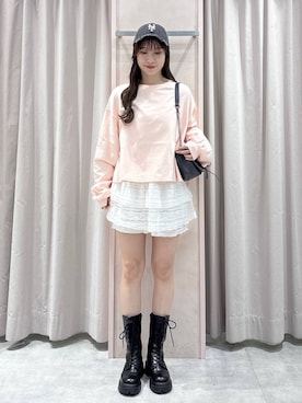 「Heather（ヘザー）のアイテム」を使った、sakikaさん（レディース・163cm）の春コーディネート