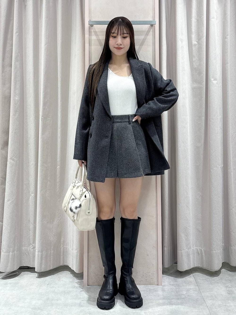 みー Heather（ヘザー）の「【季節を繋ぐあたたかミドルアウター】Winter