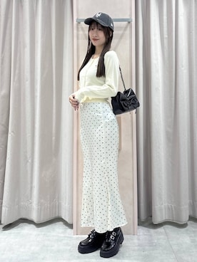 「Heather（ヘザー）のアイテム」を使った、sakikaさん（レディース・163cm）の冬コーディネート