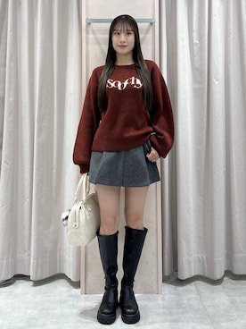 sakikaさん（レディース・163cm）の冬コーディネート