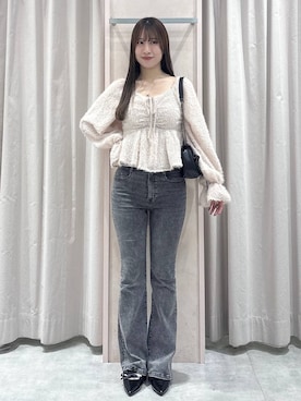 「Heather（ヘザー）のアイテム（バッグ）」を使った、sakikaさん（レディース・163cm）の春コーディネート