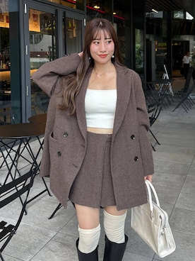 「Heather（ヘザー）のアイテム」を使った、sakikaさん（レディース・163cm）の夏コーディネート