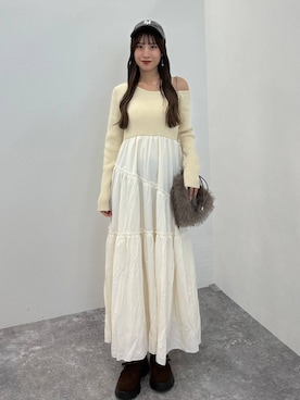 「アイテム（ドレスシューズ）」を使った、sakikaさん（レディース・163cm）の秋コーディネート