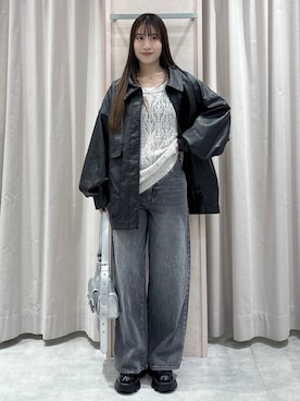 「アイテム（ドレスシューズ）」を使った、sakikaさん（レディース・163cm・20代）の秋コーディネート