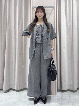 「アイテム（その他トップス）」を使った、sakikaさん（レディース・163cm）の春コーディネート