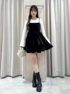 「Heather（ヘザー）のアイテム」を使った、sakikaさん（レディース・163cm）の秋コーディネート