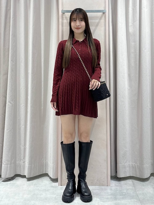 POLO BCS(ポロ・ビーシーエス)】ケーブルワンピース 148971