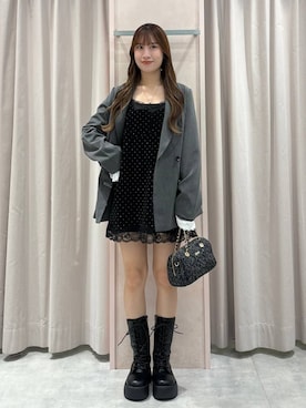「Heather（ヘザー）のアイテム（バッグ）」を使った、sakikaさん（レディース・163cm）の秋コーディネート