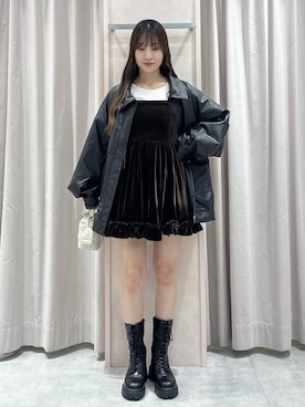 「Heather（ヘザー）のアイテム（ニット/セーター）」を使った、sakikaさん（レディース・163cm）の秋コーディネート