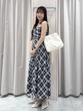 「Heather（ヘザー）のアイテム（バッグ）」を使った、sakikaさん（レディース・163cm）の春コーディネート