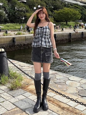 「アイテム（ソックス/靴下）」を使った、sakikaさん（レディース・163cm・20代）の秋コーディネート