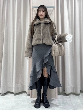 sakikaさん（レディース・163cm）の冬コーディネート