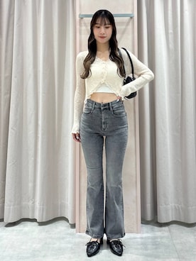 「アイテム（ボストンバッグ）」を使った、sakikaさん（レディース・163cm・20代）の夏コーディネート