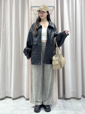 「アイテム（キャミソール）」を使った、sakikaさん（レディース・163cm・20代）の秋コーディネート