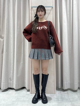 sakikaさん（レディース・163cm）の冬コーディネート